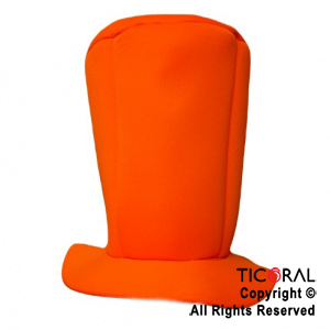 SOMBRERO GALERA FLUO LISA SIMPLE NARANJA x 1